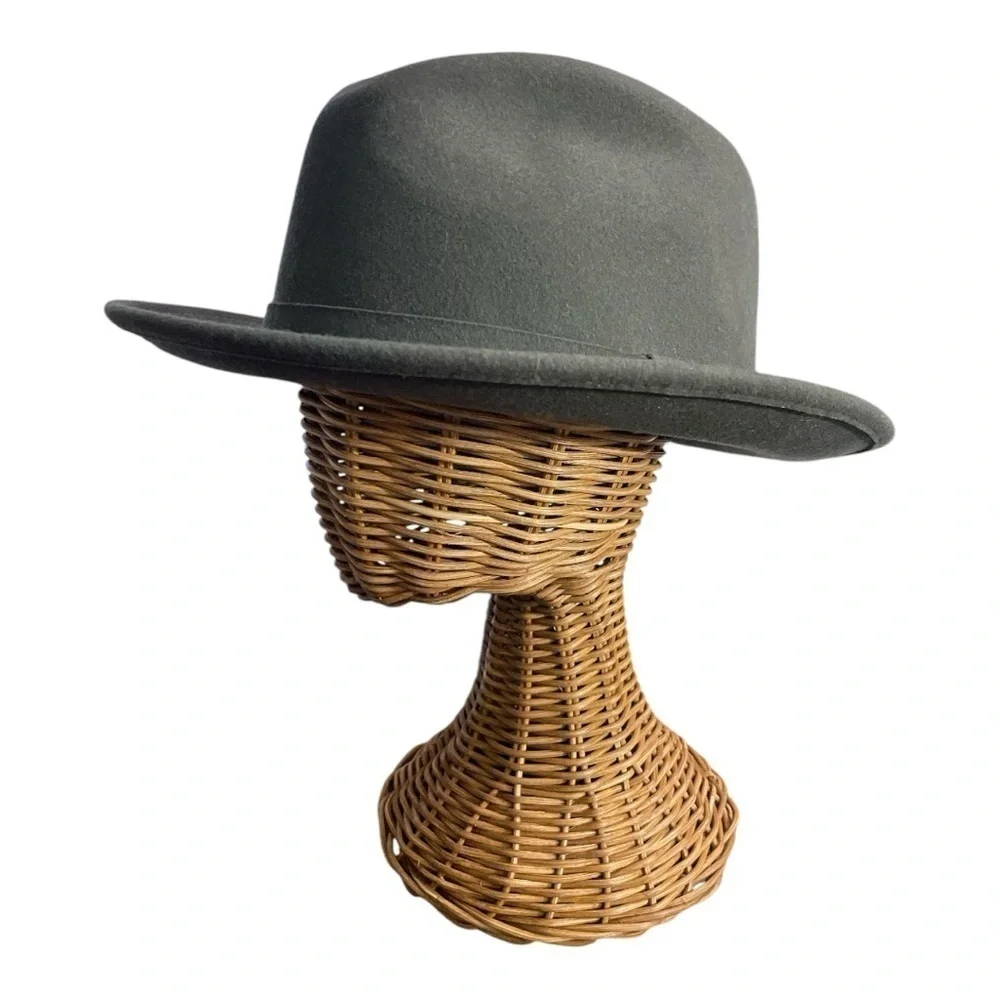 Litefelt Charlie Stingy Brim Fedora Sark Gray size XL 100% Wool